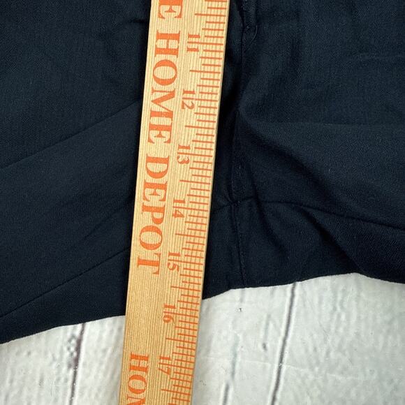 Vintage Augusta National Golf Shop Shorts Mens 40x7 Navy Blue Pleated Logo - Picture 8 of 12